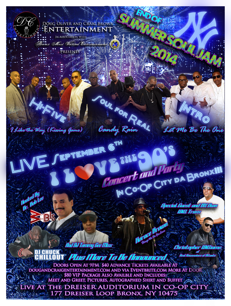 Summer Soul Jam 2014: I Love the 90s R&B Concert and Party